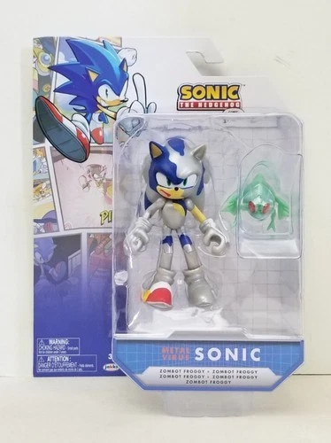 Jakks Pacific 4" Sonic The Hedgehog Comic Collection "Metal Virus Sonic" Figure - Image 1 of 1