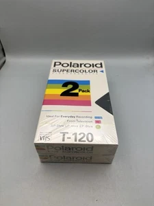 Polaroid Supercolor VHS 2 pack sealed - Picture 1 of 6