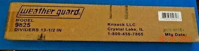 Divisores metálicos protectores contra la intemperie 9825 13 por 1/2 pulgadas nuevos en caja   Foto 1 de 2