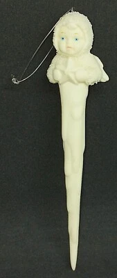 Adorno de Navidad Dept 56 Snowbabies My First Star #6811-0 porcelana bisque usado en excelente estado Foto 1 de 4