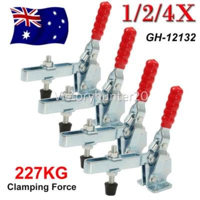 1/2/4X 227kg Quick Release Hand Operated Tool Horizontal Fast Toggle Clamp 12132 - image 1 of 4