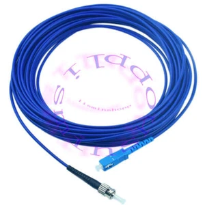 10M Armored Cable Fiber Patch Cord SC to ST SM 9/125 3.0mm Single Core Simplex - Afbeelding 1 van 1