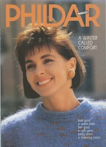 Phildar Mailles No 154 Knitting Pattern Book Vintage 1987 Men, Women 17 Patterns - Picture 1 of 17