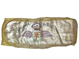 Rare Old WWII Palestine Souvenir FR British Mandatory Airforce Embroidery - Picture 1 of 10