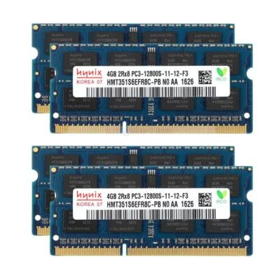 Hynix 4 GB/8 GB/16GB DDR3 1066 1333 1600 1866 MHz 204pin Laptop So-dimm Speicher - Bild 1 von 4
