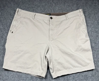 Shorts cargo Cabela's bege masculino 44 algodão conforto bolsos cintura pesca - Imagem 1 de 4