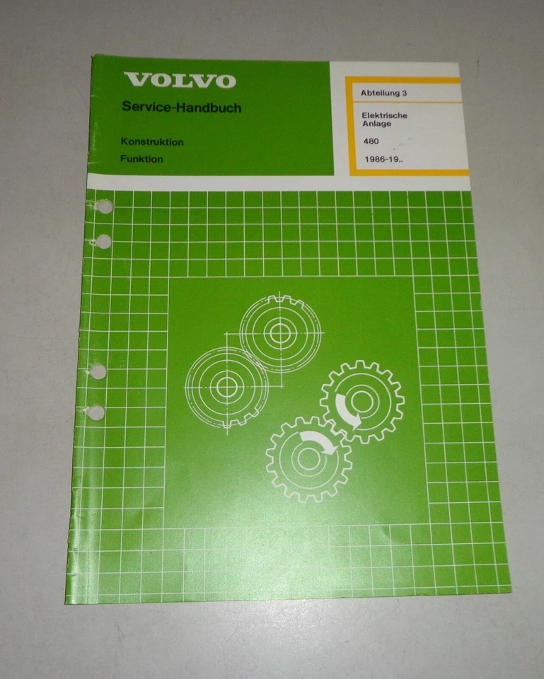 Manual de Taller Construcción / Función Volvo 480 Eléctrico Sistema - Desde - Imagen 1 de 1