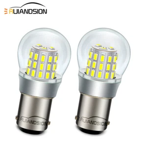 2X 5W LED 12V-24V Ba15d Double Contact Bayonet Bulb 1076 1130 1176 1142 780LM - Picture 1 of 9