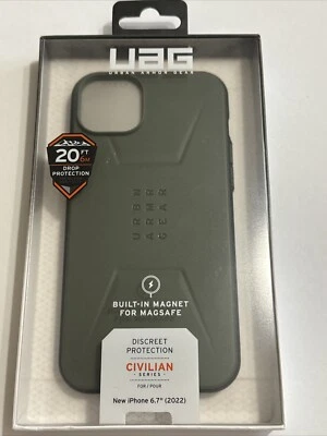 Funda Civil Urban Armor Gear UAG para Apple iPhone 14 Plus - Verde Oliva Foto 1 de 4