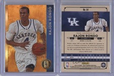 2015-16 Panini Gold Standard /299 Rajon Rondo (Kentucky Wildcats) #54.4