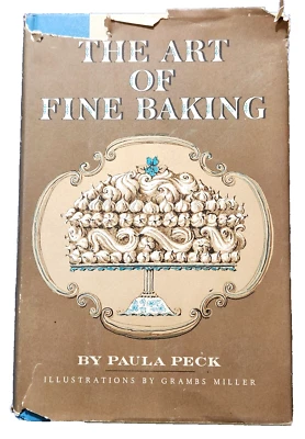 The Art of Fine Baking Cookbook 1961 Cakes Dessert Hard Cover Dust Jacket Foto 1 de 4