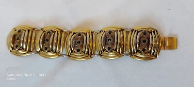 Taratata France XXL Armband Brasselet Vintage Armkette hochwertig Vergoldet - Bild 1 von 4