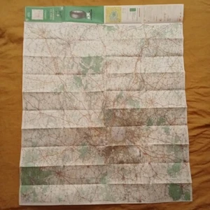 Michelin Foldable Map 96 - Environs De Paris France - Picture 1 of 3