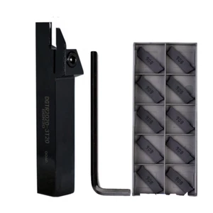 DGTR2020-3 20mm CNC External Grooving Holder + 10Pcs DGN3003J Inserts wide 3mm - Picture 1 of 5
