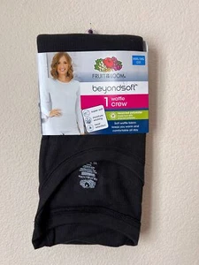 Fruit of the Looms Women's XXXL T-shirt Black Beyond Soft Top - Picture 1 of 4