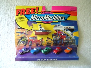 Vtg " NIP " 1995 # 65020 Galoob # 3 Top Sellers Micro Machines " Great Item " - Picture 1 of 13