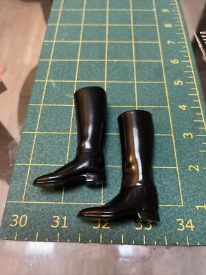 1/6 Scale 12” Sideshow Star Wars Commander Imperial Officer Praji Black Boots - Image 1 of 2