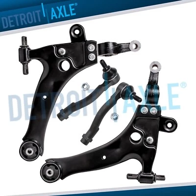 New 4pc Lower Control Arms + Outer Tie Rods for Hyundai Sonata XG350 XG300 - Image 1 of 4