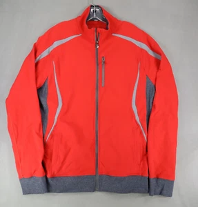 Chaqueta Lululemon Kung Fu Para Hombre Talla XL Roja Cremallera Completa Atlética Atletismo - Imagen 1 de 7
