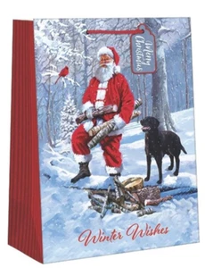 Large Holiday Gift Bag - Winter Wishes - Picture 1 of 1