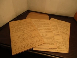 Lot of 1930-1940 School Report Cards - PA - Elementary - High School - Picture 1 of 17