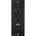 Recessed Power Strip | ETL Certified Furniture Recessed Outlet with USB, USB ...