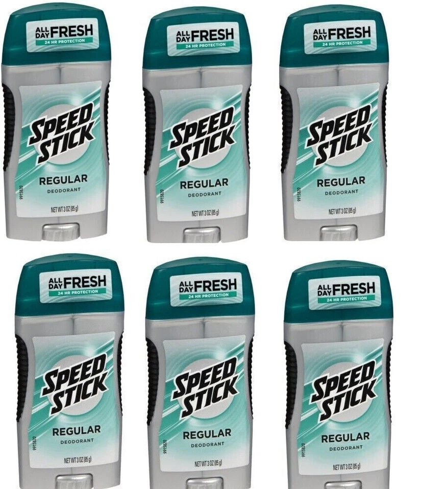 Speed Stick by Mennen Deodorant, Regular 3 oz each *6 PACK* - image 1 of 1