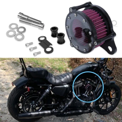 Air Filter Intake Cleaner Kit For Harley Davidson Sportster XL 1200 Iron 883 48 - Image 1 of 4