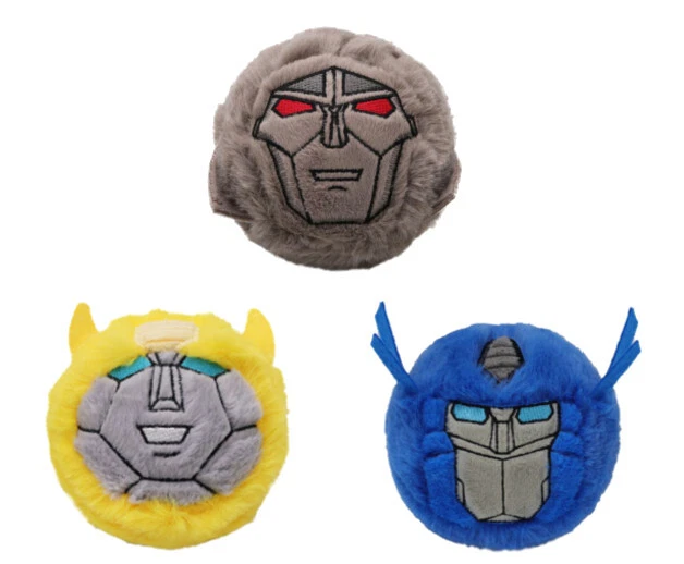 TY TRANSFORMERS BEANIE BOUNCERS SOFT BALL TOY MEGATRON BUMBLEBEE OPTIMUS PRIME - Image 1 of 1