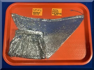 WHITING & DAVIS NETZ HANDTASCHE & 15 ZOLL LÄTZCHEN - NACHLASSAUFLÖSUNG - KOSTENLOSER VERSAND - Bild 1 von 14