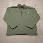 The North Face Gordon Lyons 1 4 Zip Pullover Men 3Xl Fleece Sweater Jacket Green