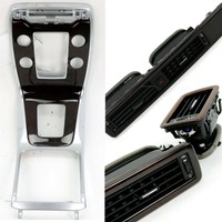 3pc Volvo Glossy Classic Wood Dash Vents & Console Trim its S80 XC70 12-16