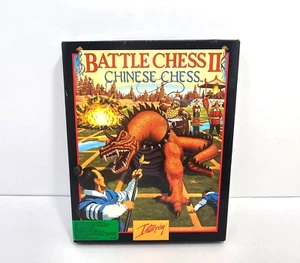 Battle Chess II Chinese Chess 1990 Rare Vintage Game from Interplay CIB - Picture 1 of 8