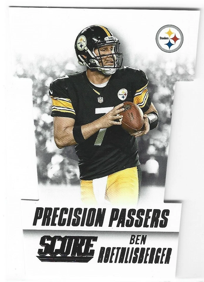 BEN ROETHLISBERGER 2015 SCORE PRECISION PASSERS STEELERS MAIMI REDHAWKS S3 - Image 1 of 1