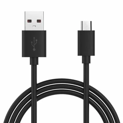 Genuine Samsung 1.5m Black Fast Charger Micro USB Data Cable Lead For S5 S6 S7 - Image 1 of 4