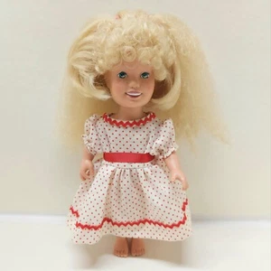 Vintage Dolly Surprise (Playskool, 1987) blonde Haare wachsen 10" Puppe funktioniert - Bild 1 von 8