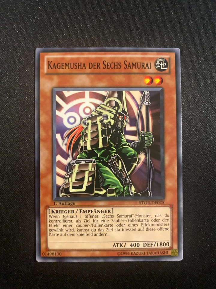 Kagemusha of the Six Samurai German Common STOR-EN025 DE025 Light Play Yu-Gi-Oh! - Image 1 of 1