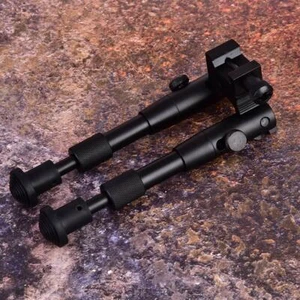 6 inch Adjustable Spring Return Rail Mount Bipod for 20mm Picatinny Rail - Picture 1 of 8