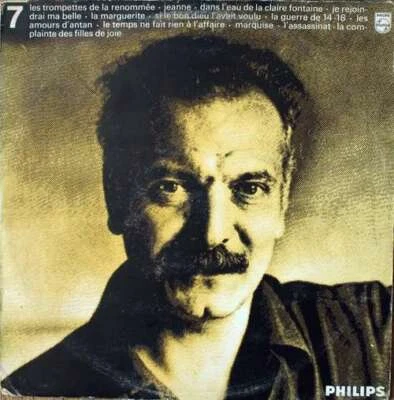 Georges Brassens - Disque vinyle mono N° 7 LP Comp 133765 - Photo 1/4