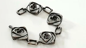 KULTASEPPA SALOVAARA ° SILBER DESIGN ARMBAND ° R7 ° 830 ° Modernist ° Finland ° - Picture 1 of 12