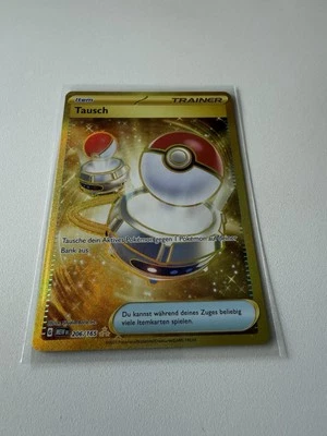 Pokemon Karte: Tausch 206/165 MEW 151 Trainer Item Near Mint Deutsch - Bild 1 von 2