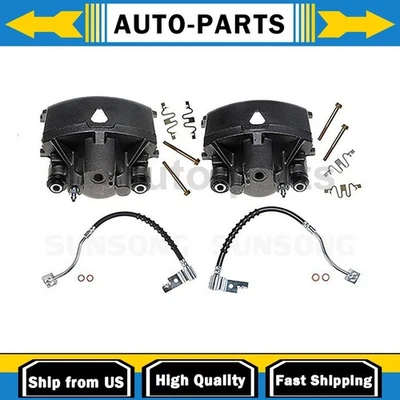 Pinza de freno delantera con mangueras lado conductor pasajero se adapta a Dodge Neon 2,0 L Foto 1 de 4