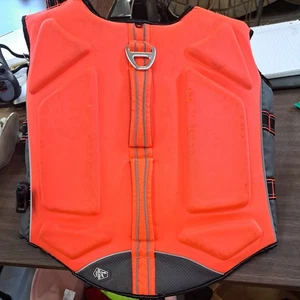 Arcadia Trail Dog High Visibility orange Flotation Life Jacket Aid Size Large - Picture 1 of 6