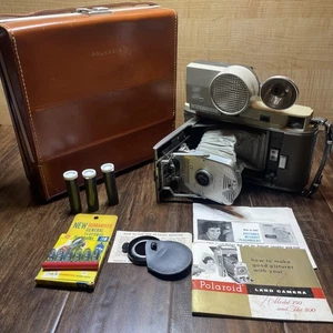 Vintage POLAROID 800 with accessories and case - Picture 1 of 16
