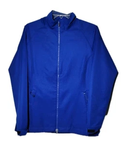 Nike Golf Storm Herren Größe Medium Passform Regen Windabweisend Durchgehender Reißverschluss Jacke Blau - Bild 1 von 8