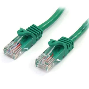 StarTech.com 1m Cat5e RJ45 UTP Netzwerkkabel Snagless - Cat 5e Patchkabel - Grün - Bild 1 von 4
