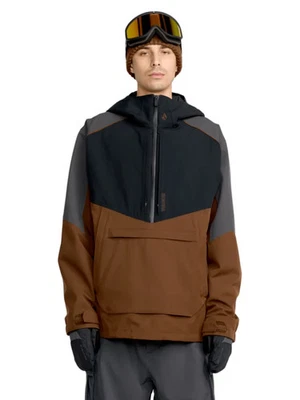 VOLCOM BRIGHTON PULLOVER SNOWBOARDJACKE - BRAUN - 2026 - Bild 1 von 4