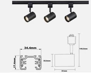 Custom Track Order Black 40x Spots  - 30x 1M track  -  18x Corner Connectors - Picture 1 of 1