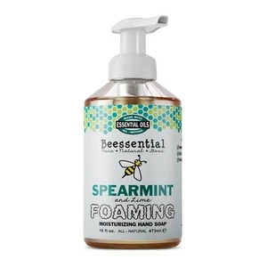 Beessential Natural Foaming Hand Soap USA Made Spearmint Lime 16 Oz - Picture 1 of 1