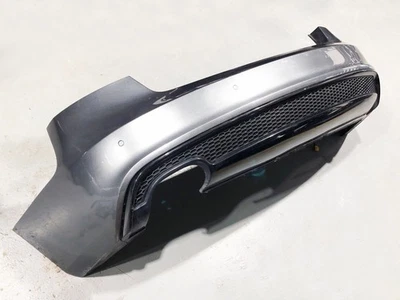 13-17 Audi A5 B8.5 S-Line Rear Bumper Cover DAYTONA GREY W/Gloss Black Valance - Image 1 of 4